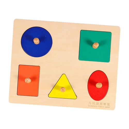 HONMEET Holz Puzzle spielset für Junge Mädchen mit Bunten Geometrischen Formen Dicke Sichere Puzzleteile Feinmotorik Hand Auge koordination und Kognitiver Entwicklung Montessori HONMEET Holz Puzzle spielset für Junge Mädchen mit Bunten Geometrischen Formen Dicke Sichere Puzzleteile Feinmotorik Hand Auge koordination und Kognitiver Entwicklung Montessori von HONMEET