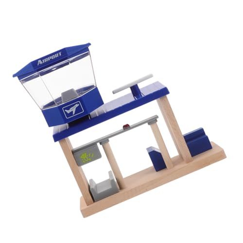 HONMEET Holzflugzeug Station mit Bahnbarriere Interaktives Lernspielzeug für Kreativität und Kognitiven Fähigkeiten Geeignet für Zuhause und Kindergarten HONMEET Holzflugzeug Station mit Bahnbarriere Interaktives Lernspielzeug für Kreativität und Kognitiven Fähigkeiten Geeignet für Zuhause und Kindergarten von HONMEET
