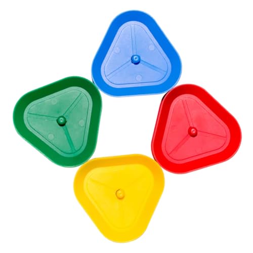 HONMEET Kartenhalter Kinder Spielkartenhalter Zubehör Brettspielvorräte Brettspiel für Senioren Kostenlose Hände Spielen Karteninhaber für Kartenspiel Dreieckskartenhalter von HONMEET