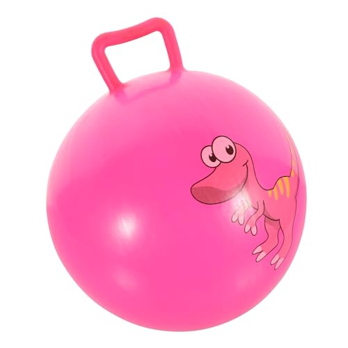 HONMEET Kinder Aufblasbarer Springball Mit Griff Pädagogisches Hüpftier Spielzeug Für Kinder 25 cm Zufällige Farbe von HONMEET