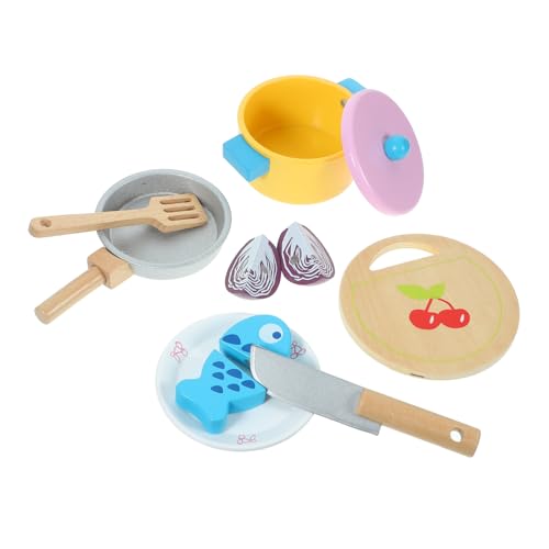 HONMEET Kochgeschirr Spielset aus Holz Mini Küchenutensilien für Hand Auge Koordination Kreativität und Fantasie Sicheres Pretend Play Kochspielzeug für Jungen und Mädchen Ab Jahren HONMEET Kochgeschirr Spielset aus Holz Mini Küchenutensilien für Hand Auge Koordination Kreativität und Fantasie Sicheres Pretend Play Kochspielzeug für Jungen und Mädchen Ab Jahren von HONMEET