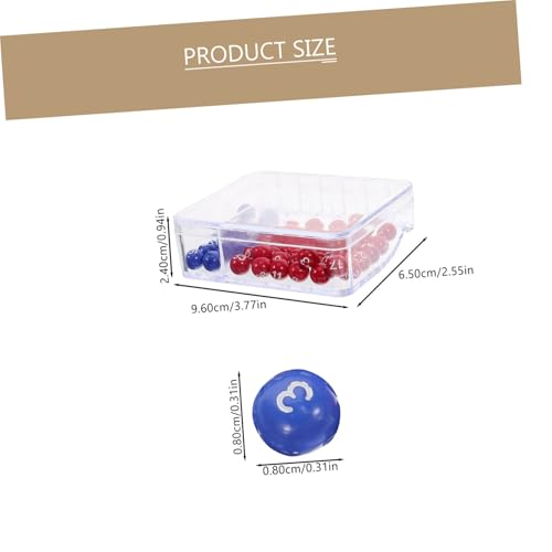 HONMEET Lotto ziehungsgerät mit Kunststoffspielbällen Kleines Lotteriespiel Set Bunte Zahlenkugeln Pädagogisches Lernspielzeug für Partyaktivitäten und Mathematische HONMEET Lotto ziehungsgerät mit Kunststoffspielbällen Kleines Lotteriespiel Set Bunte Zahlenkugeln Pädagogisches Lernspielzeug für Partyaktivitäten und Mathematische von HONMEET