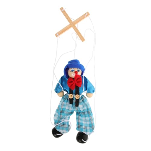 HONMEET Marionette interaktives Spielzeug Kinder Puppen kasperlfiguren Kinder Spielzeug dexte dramatische Spielpuppe Spaß intellektuelles Spielzeug Figur Statue Ornament Clown-Puppen Holz von HONMEET