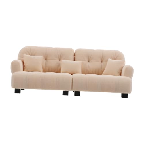 HONMEET Maßstab Kleine Möbel Für Rollenspiel Wohnzimmer Dekor Cremefarben Miniaturmöbel HONMEET Maßstab Kleine Möbel Für Rollenspiel Wohnzimmer Dekor Cremefarben Miniaturmöbel von HONMEET