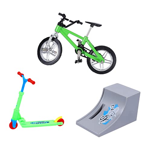 HONMEET Mini Finger Bike Modell Set Finger Scooter Für Den Schreibtisch Freizeitspiel 3 Teiliges Set Und Ideal Für Und Als von HONMEET