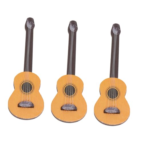 HONMEET Handgefertigte Mini-Gitarre aus Holz Schreibtisch-Dekoration entzückendes Musik- für Büro oder Zuhause von HONMEET