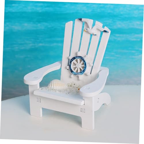 HONMEET Miniatur Strandstuhl Modell Weiße Mediterrane Puppenmöbel Deko Stabiler Mini Liegestuhl für Mikrolandschaft Geeignet für Puppenhaus Garten und Tischdekoration HONMEET Miniatur Strandstuhl Modell Weiße Mediterrane Puppenmöbel Deko Stabiler Mini Liegestuhl für Mikrolandschaft Geeignet für Puppenhaus Garten und Tischdekoration von HONMEET