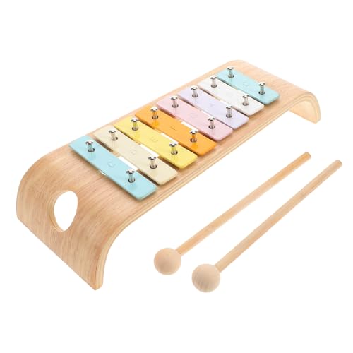 HONMEET 8-Noten-xylophon Montessori-lernspielzeug Kinder-Glockenspiel-Musikinstrument Für Den Unterricht Und Zu Hause von HONMEET