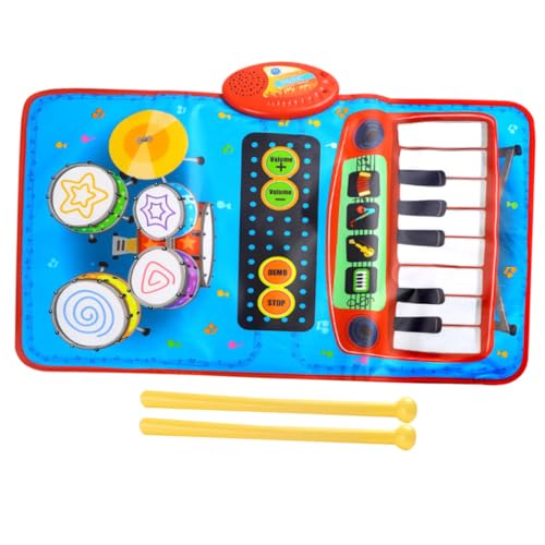 HONMEET Musikmatte Spieldecke spielmatte kinderspielzeug Toys for Klaviermatte für Kleinkinder Musikalisches Spielzeug fußmatte Kinderteppiche Krabbeldecke Kinder Lernen Spielzeug Abs von HONMEET