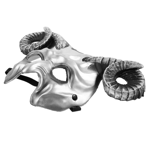 HONMEET Neuheit Halloween-Maske halloween dekoration halloween-dekoration halloweenmasken halloween decoration cosplay mask Party-Maske Schutzmaske Maske für Halloween Plastik Silver von HONMEET