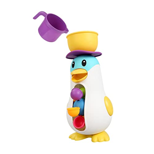 HONMEET Niedliches Pinguin badespielzeug aus Hautfreundlichem Buntes Indoor Wasserspritzspielzeug für Junge Mädchen und Kleinkinder Lustiges Planschspielzeug zur Beschäftigung Badezeit HONMEET Niedliches Pinguin badespielzeug aus Hautfreundlichem Buntes Indoor Wasserspritzspielzeug für Junge Mädchen und Kleinkinder Lustiges Planschspielzeug zur Beschäftigung Badezeit von HONMEET
