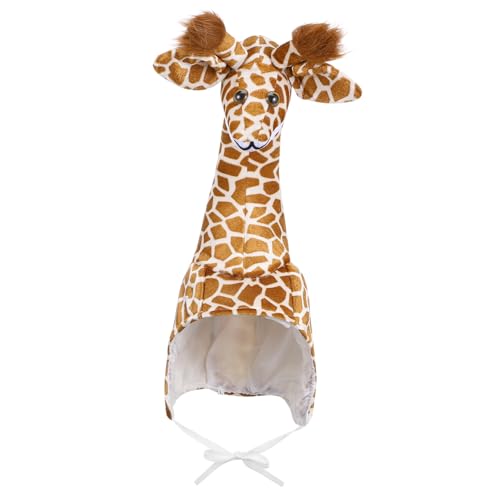 HONMEET Giraffen Hut Für Interaktives Tierkostü Für Eltern Kind Aktivitäten Lustige Giraffe ütze Für Kostümpartys Und Aufführungen Unisex Kinderperformance Hut von HONMEET