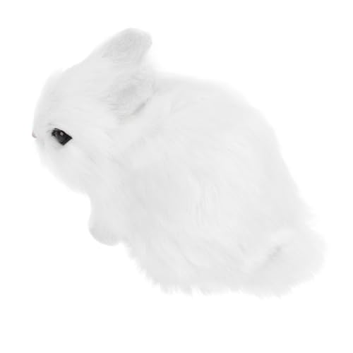 HONMEET Plüsch Kaninchen Deko Kuscheltier Weiß Weiches Plüschhäschen als Niedliche Tischdekoration und Fotorequisite Kindgerechtes Sicheres Material Geschenk für Mädchen und HONMEET Plüsch Kaninchen Deko Kuscheltier Weiß Weiches Plüschhäschen als Niedliche Tischdekoration und Fotorequisite Kindgerechtes Sicheres Material Geschenk für Mädchen und von HONMEET
