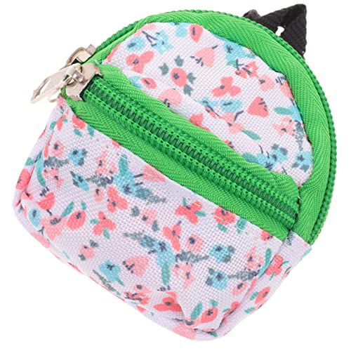 HONMEET Puppenrucksack kleines Modell Spielzeug Mini- -Dekore Rucksack für Puppen Puppen-Ankleidetasche Kleinkindspielzeug Kinderspielzeug Schulranzen-Ornament Mini- -Rucksack von HONMEET