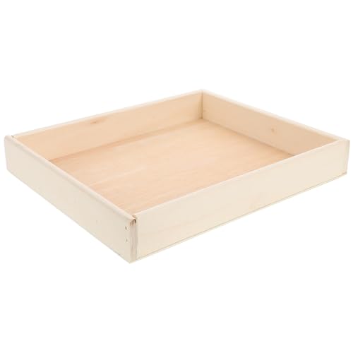 HONMEET Puzzle-Tablett Holz Puzzle Tablett Kinder Holz Tablett Puzzle Tablett für Kinder Puzzle-Tray für Sortierung puzzlesortierhilfe Holztabletts Puzzle-Organizer-Tabletts hölzern Beige von HONMEET