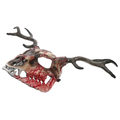 HONMEET Realistische Renaissance Hornmasken mit Abnehmbaren Geweihen Atmungsaktiv und Vielseitig für Halloween Karneval und Cosplay Einzigartiges Party-accessoire für Erwachsene HONMEET Realistische Renaissance Hornmasken mit Abnehmbaren Geweihen Atmungsaktiv und Vielseitig für Halloween Karneval und Cosplay Einzigartiges Party-accessoire für Erwachsene von HONMEET