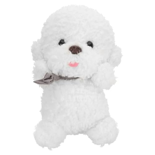 HONMEET Realistisches Plüschhund Kuscheltier Bichon Frisé Weiß Stehend Weiches Stofftier für Dekoration HONMEET Realistisches Plüschhund Kuscheltier Bichon Frisé Weiß Stehend Weiches Stofftier für Dekoration von HONMEET