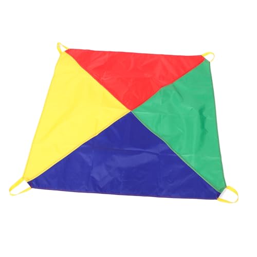 HONMEET Regenbogen Fallschirm für Kindergarten Teamspiele Kooperatives Gruppenspiel Leicht Tragbar Für Indoor Outdoor Bewegung Sozialkompetenz Motorik HONMEET Regenbogen Fallschirm für Kindergarten Teamspiele Kooperatives Gruppenspiel Leicht Tragbar Für Indoor Outdoor Bewegung Sozialkompetenz Motorik von HONMEET