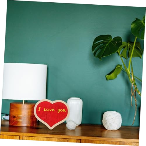 HONMEET Romantisches Rotes Herz Puzzle aus Holz Verschleißfestes Deko Valentinstag Hochzeiten Jubiläen Liebevolles Geschenk und Kreatives Denkspiel für Besondere Momente HONMEET Romantisches Rotes Herz Puzzle aus Holz Verschleißfestes Deko Valentinstag Hochzeiten Jubiläen Liebevolles Geschenk und Kreatives Denkspiel für Besondere Momente von HONMEET