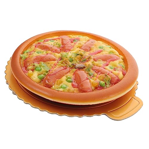 HONMEET Simulation Pizza-Modell Modellpizza Gefälschte Pizza-Fotografie-Requisite Pizza-Modell-Requisite Simulation Pizzamodell Requisite Food-Modell-Requisite Pizza-Foto-Requisiten PVC von HONMEET