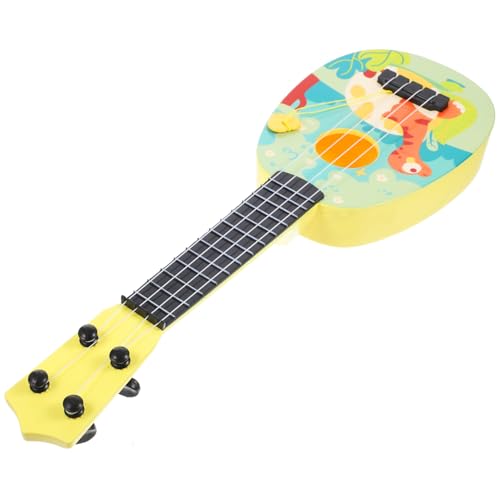 HONMEET Simulations-Ukulele Kleinkindspielzeug für Jungen Hawaii-Kindergitarre kinderinstrumente musikinstrumente für Kinder Anfänger Gitarre Gitarrenspielzeug für Kinder Plastik von HONMEET