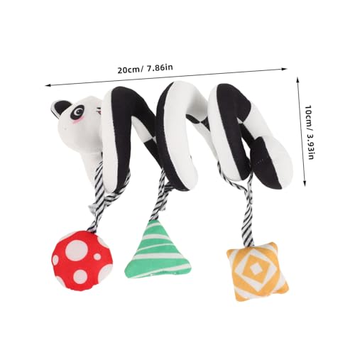 HONMEET Spiral Plüschtier Hängespielzeug Panda für Neugeborene und für und Babyschale Sensorisches Kuscheltier zur Beruhigung Visuellen Entwicklung HONMEET Spiral Plüschtier Hängespielzeug Panda für Neugeborene und für und Babyschale Sensorisches Kuscheltier zur Beruhigung Visuellen Entwicklung von HONMEET