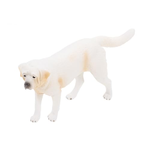 HONMEET Hunde Intelligenzspielzeug Kinderfreundliche Hundefigur Realistische St Bernhard Hund Statue Dekoratives Haustier Modell Ideal Für Kinderzimmer Und Als Tierornament Plastik Hund Figur Zur von HONMEET