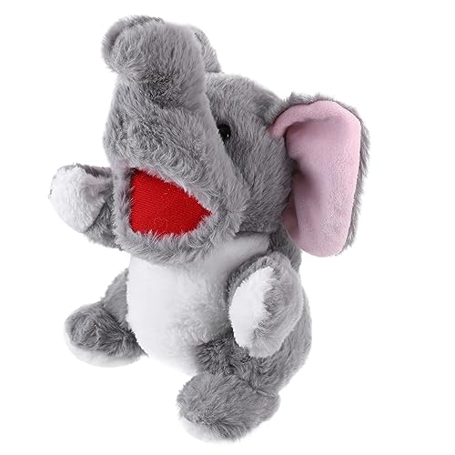 HONMEET Tierische Marionette Spielzeug Puppen Realistische Tierpuppe Elefant Handpuppe Pädagogische Handpuppe Ausgestopfte Handpuppe Kleine Handpuppe Tierische Handpuppe Plüsch von HONMEET