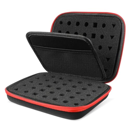 HONMEET Würfel Aufbewahrungstasche mit Reißverschluss und Trennfach Tragbare Würfelbox aus Verbundmaterial für Brettspiel Zubehör und Sicheres Transportieren von Tabletop HONMEET Würfel Aufbewahrungstasche mit Reißverschluss und Trennfach Tragbare Würfelbox aus Verbundmaterial für Brettspiel Zubehör und Sicheres Transportieren von Tabletop von HONMEET