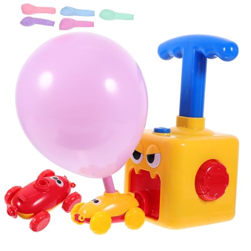 HONMEET pädagogisches Ballonauto Kinder puppenwagen kinderspielzeug Auto Kinder Spielzeug Auto Kinderauto Spielzeug Ballonfahrer Spielzeuge Babyautospielzeug Trägheitsauto Spielzeug von HONMEET