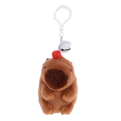 HONMEET üsch Capybara Ornament Gefüllter Capybara Anhänger Niedliches üsch Kuscheltier Cartoon Capybara Schlüsselanhänger Für Rucksack Und Dekoration Ideal Für von HONMEET