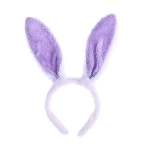 HONMEET üsch Hasenohren Haarband Weiß Und üßes Stirnband Für Kinder Und Erwachsene Ideal Für Ostern Karneval Cosplay Und Partys Mit Weichem Material Und Niedlichem Design von HONMEET