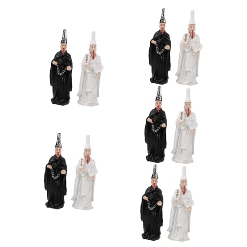 HOODANCOS 10 STK Zubehör für Sandtische Tischdekoration aus Sand Mini-Todes-Actionfigur Halloween Dekoration pädagogische Spiele Sandtischfiguren zur Präsentation Figur für Sandtisch Harz von HOODANCOS