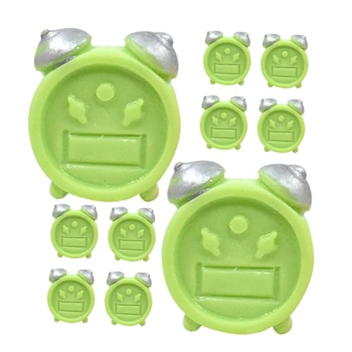 HOODANCOS 10 Stück Puppenhaus Mini Uhr Vintage Stil Realistische Miniaturdekoration für Puppenhaus Zubehör Elegantes Miniatur Grünlicher Farbton HOODANCOS 10 Stück Puppenhaus Mini Uhr Vintage Stil Realistische Miniaturdekoration für Puppenhaus Zubehör Elegantes Miniatur Grünlicher Farbton von HOODANCOS