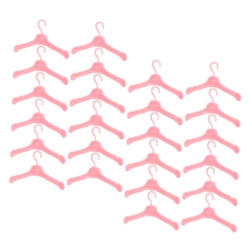 HOODANCOS 100 Stück Mini Puppen Kleiderbügel aus Kunststoff Kleine Puppenkleiderbügel für Puppenhaus Zubehör Praktische Aufbewahrung für Puppenkleidung Stabil und Formbeständig Rosa HOODANCOS 100 Stück Mini Puppen Kleiderbügel aus Kunststoff Kleine Puppenkleiderbügel für Puppenhaus Zubehör Praktische Aufbewahrung für Puppenkleidung Stabil und Formbeständig Rosa von HOODANCOS