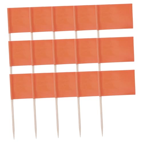 HOODANCOS 100 Stück Mini Zahnstocher flaggen in Orange Kleine Essbare Dekofahnen für Party Käse Obst Cupcake topper Vielseitige Tischdekoration für Events und Feierlichkeiten HOODANCOS 100 Stück Mini Zahnstocher flaggen in Orange Kleine Essbare Dekofahnen für Party Käse Obst Cupcake topper Vielseitige Tischdekoration für Events und Feierlichkeiten von HOODANCOS