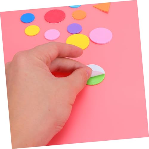 HOODANCOS 1000 Stück Teiliges Bunter Moosgummi Selbstklebende Geometrische Formen Sticker für Kreative Bastelaufkleber zur Früherziehung und Kognitiven HOODANCOS 1000 Stück Teiliges Bunter Moosgummi Selbstklebende Geometrische Formen Sticker für Kreative Bastelaufkleber zur Früherziehung und Kognitiven von HOODANCOS