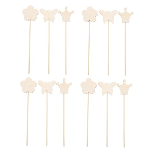 HOODANCOS 12 Stück Teiliges Holz zauberstab Mädchen DIY Bastelset mit Blumen Krone Schmetterlingsmotiven für Kindergeburtstag Feenparty Verkleidung und Kreative Handarbeitsspielzeuge HOODANCOS 12 Stück Teiliges Holz zauberstab Mädchen DIY Bastelset mit Blumen Krone Schmetterlingsmotiven für Kindergeburtstag Feenparty Verkleidung und Kreative Handarbeitsspielzeuge von HOODANCOS