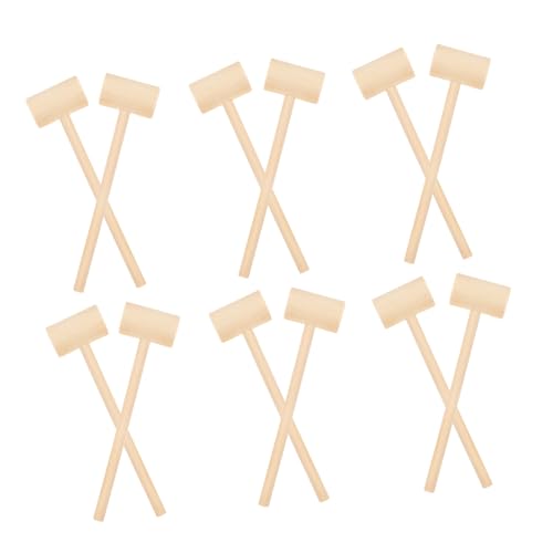 HOODANCOS 12 Stück Teiliges Holzhammer für Mini Holzklöppel Sicherer Langlebiger Holzspielzeug Hammer Hand Auge Koordination für Jungen und Mädchen Ab Jahren HOODANCOS 12 Stück Teiliges Holzhammer für Mini Holzklöppel Sicherer Langlebiger Holzspielzeug Hammer Hand Auge Koordination für Jungen und Mädchen Ab Jahren von HOODANCOS