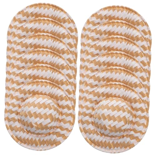 HOODANCOS 12 Stück Teiliges Mini Strohhut für DIY Basteln und Puppendeko Kleine Handgewebte Hüte aus Naturstroh Rustikale Mini Hüte als Puppenhaus Zubehör und Partydekoration HOODANCOS 12 Stück Teiliges Mini Strohhut für DIY Basteln und Puppendeko Kleine Handgewebte Hüte aus Naturstroh Rustikale Mini Hüte als Puppenhaus Zubehör und Partydekoration von HOODANCOS