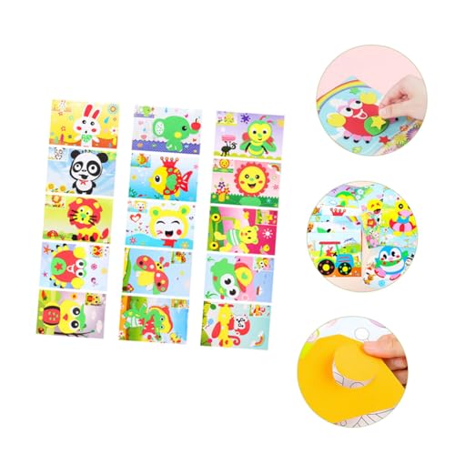 HOODANCOS 15 Stück Teiliges Eva Sticker für Selbstklebend Langlebig Kreative DIY Bastelaufkleber für Jungen und Mädchen Tierische Motive für Kinderzimmer und Lernprojekte HOODANCOS 15 Stück Teiliges Eva Sticker für Selbstklebend Langlebig Kreative DIY Bastelaufkleber für Jungen und Mädchen Tierische Motive für Kinderzimmer und Lernprojekte von HOODANCOS