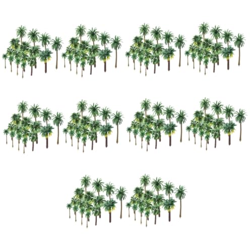 HOODANCOS 180 STK künstliche Kokospalme Artificial Tree mikrolandschaft dekobäume Landschaftsdekoration Miniaturbaum Simulationsbaummodell Mini-Modellbäume sandtisch DIY Modell Plastikbäume von HOODANCOS