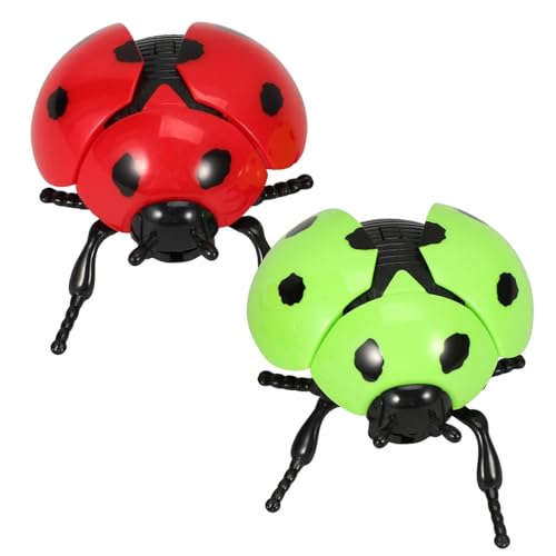 HOODANCOS 2 Stück Aufziehspielzeug in Rot und Grün Kunststoff Wind Up Laufspielzeug zur Motorikförderung für Kleinkinder und Robustes Mechanisches Krabbelspielzeug für Party und Alltag HOODANCOS 2 Stück Aufziehspielzeug in Rot und Grün Kunststoff Wind Up Laufspielzeug zur Motorikförderung für Kleinkinder und Robustes Mechanisches Krabbelspielzeug für Party und Alltag von HOODANCOS