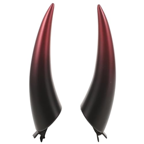 HOODANCOS 2 Stück Halloween Dämon Horn Haarspangen Gothic Haarspangen Teufel Hörner Kostüm Metall Haarnadeln Keine Falten Haarnadeln Mädchen Frauen Horror Haarschmuck Fledermaus Cosplay von HOODANCOS