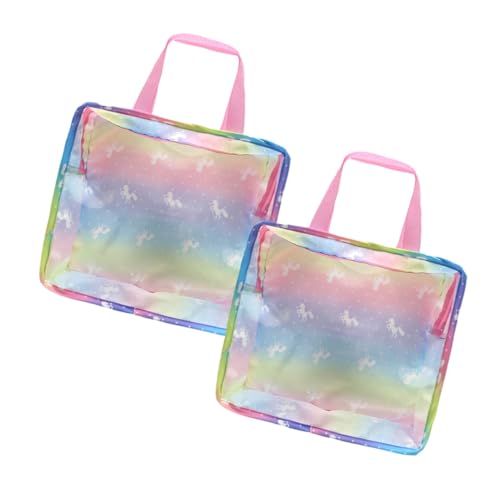 HOODANCOS 2 Stück Teiliges Einhorn Handtaschen Tragbare Puppenzubehör Aufbewahrungstasche Großer Stauraum für Puppenkleidung und Praktische Reise Aufbewahrungslösung HOODANCOS 2 Stück Teiliges Einhorn Handtaschen Tragbare Puppenzubehör Aufbewahrungstasche Großer Stauraum für Puppenkleidung und Praktische Reise Aufbewahrungslösung von HOODANCOS