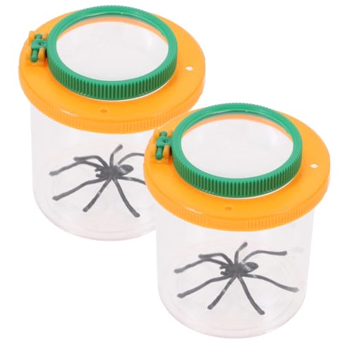HOODANCOS 2 Stück Teiliges Insektenbeobachtungsset Transparenter Beobachtungsbox für Naturerkundung und Tierbeobachtung im Freien HOODANCOS 2 Stück Teiliges Insektenbeobachtungsset Transparenter Beobachtungsbox für Naturerkundung und Tierbeobachtung im Freien von HOODANCOS