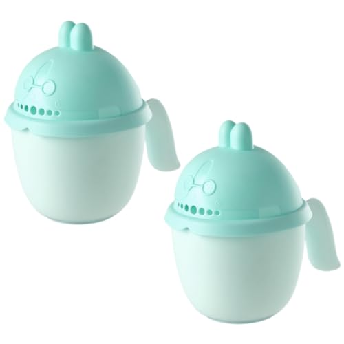 HOODANCOS 2 Stück Teiliges Waschbecher mit Deckel Cartoon Waschbecher für Shampoo Spülbecher Augenschutz Beim Haarewaschen Praktisches Badezubehör für Junge Mädchen Grün HOODANCOS 2 Stück Teiliges Waschbecher mit Deckel Cartoon Waschbecher für Shampoo Spülbecher Augenschutz Beim Haarewaschen Praktisches Badezubehör für Junge Mädchen Grün von HOODANCOS