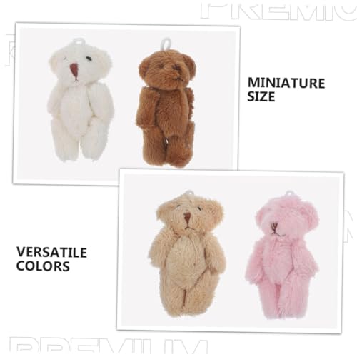HOODANCOS 20 Stück Teiliges Mini Plüschbären Flauschig Kleine Kuscheltier Figuren Niedliche Stoffbärchen für Schlüsselanhänger Shower Party Dekoration Geschenkfüllung HOODANCOS 20 Stück Teiliges Mini Plüschbären Flauschig Kleine Kuscheltier Figuren Niedliche Stoffbärchen für Schlüsselanhänger Shower Party Dekoration Geschenkfüllung von HOODANCOS