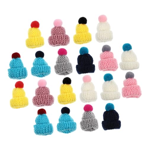 HOODANCOS 20 Stück Teiliges Miniatur Wollmützen Weiche Wiederverwendbare Strickmützen in Bunten Farben Dekorative Kleine Hüte für Puppen DIY Bastelzubehör Vielseitige Mini Zufällige Farbe HOODANCOS 20 Stück Teiliges Miniatur Wollmützen Weiche Wiederverwendbare Strickmützen in Bunten Farben Dekorative Kleine Hüte für Puppen DIY Bastelzubehör Vielseitige Mini Zufällige Farbe von HOODANCOS