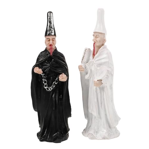 HOODANCOS 2st Zubehör Für Sandtische Mini-todes-actionfigur Mystery-Man-Figur -Gothic-dekor Miniaturfigur Puppenhaus-todesspielzeug Miniaturen Tischdekoration Aus Sand Harz von HOODANCOS